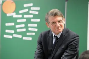 Image d’archive, salle de classe historique